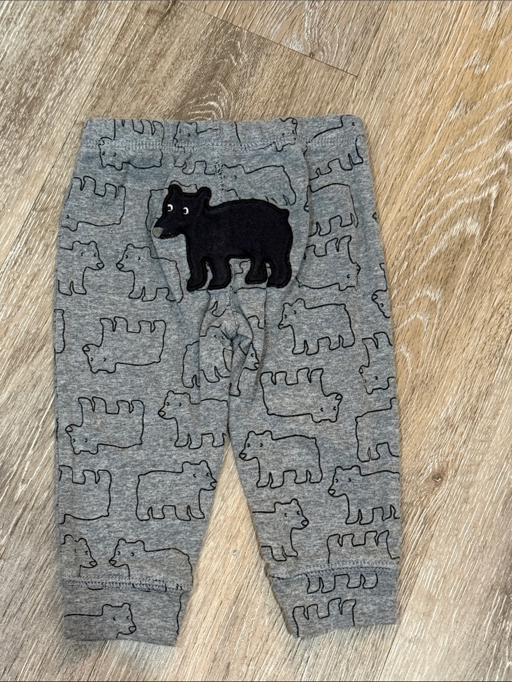 Carters Baby Boy Long Sleeve Hug Me Bear Onesie Pants Bodysuit Outfit Lot 3M - Picture 11 of 16